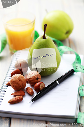 Image of diet diary