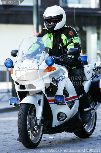 Image of Police motorcycle