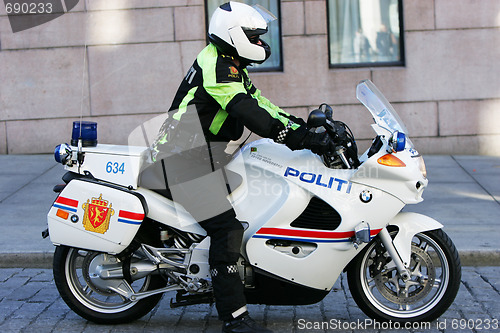 Image of Police motorcycle