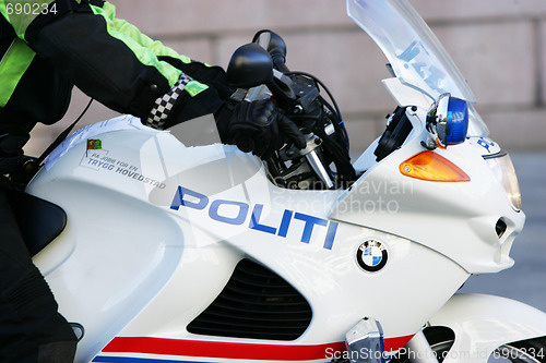 Image of Police motorcycle