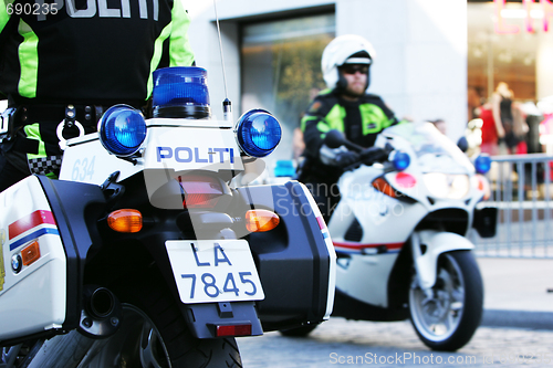 Image of Police motorcycle