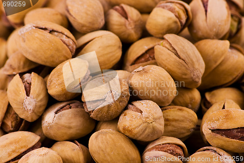 Image of Iranian salted pistachio (fullscreen bacgkround)