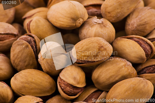 Image of Iranian salted pistachio (fullscreen bacgkround)