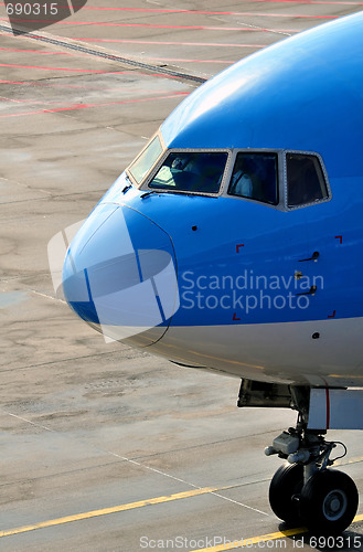 Image of Passenger airplane nose