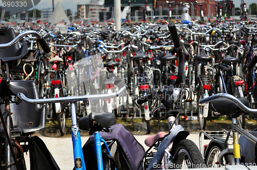 Image of Bicycle parking in Amsterdam
