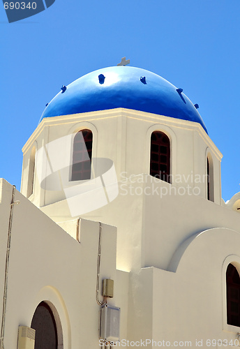 Image of Chapel in Santorini Island
