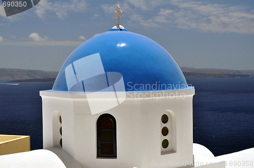 Image of Church in Santorini 