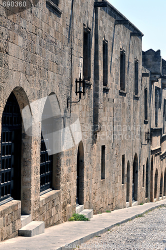 Image of Street in the medieval fortress of Rhodes.