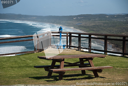 Image of Bench on Paradise, Byron Bay, Australia, August 2009