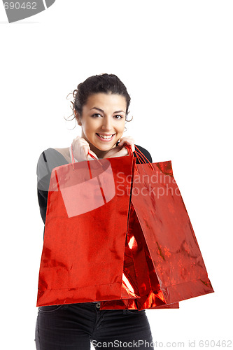Image of Shopping girl