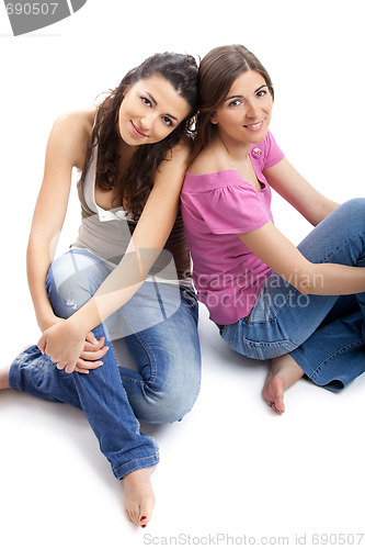 Image of Happy young women's