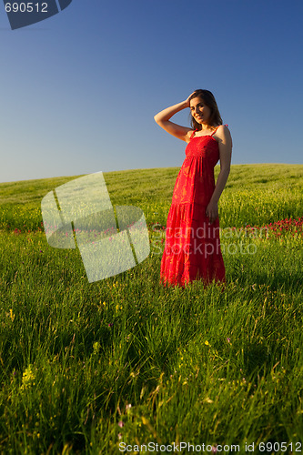 Image of Beautiful young woman