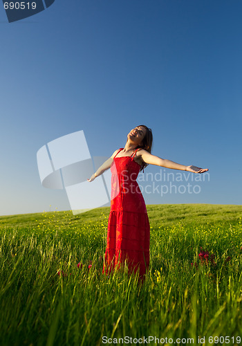 Image of Beautiful young woman
