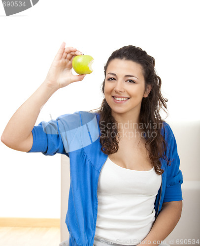 Image of Tasting an apple