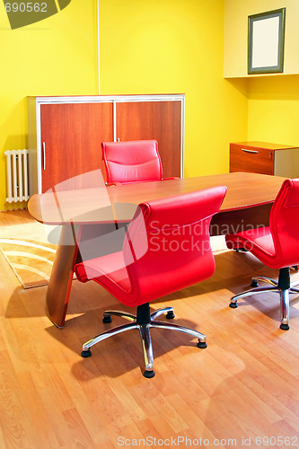 Image of Red chairs