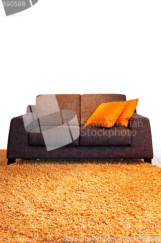 Image of Brown sofa