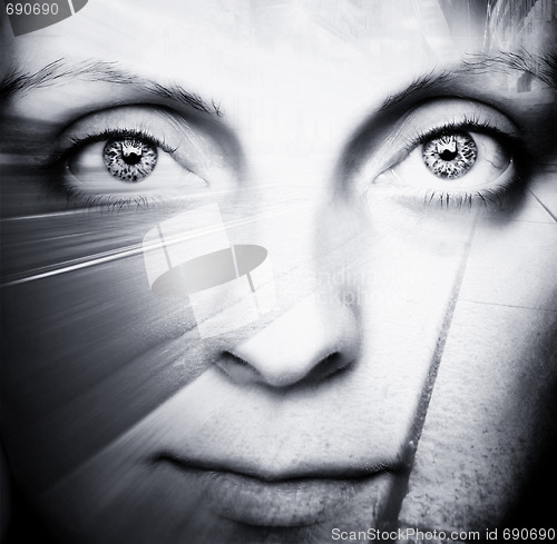 Image of  girl face