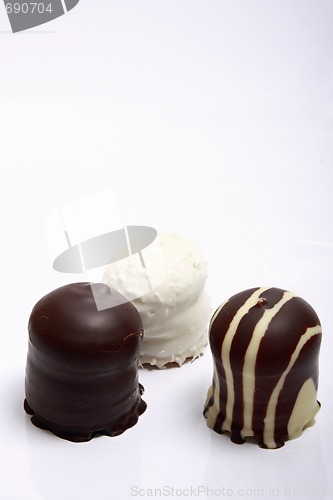 Image of Chocolate covered meringue confection