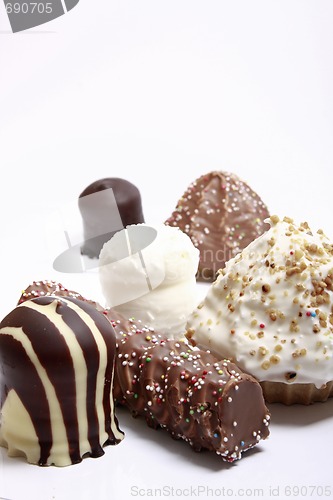 Image of Chocolate covered meringue confection