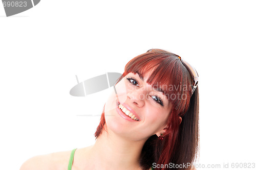 Image of happy young woman