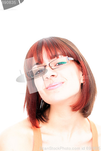 Image of beautiful young businesswoman