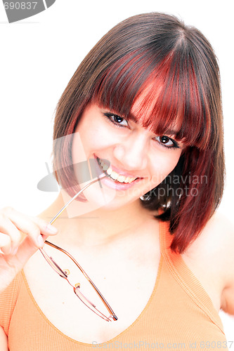 Image of beautiful young businesswoman