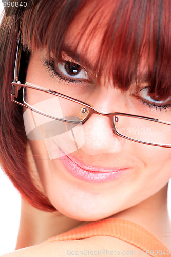 Image of beautiful young businesswoman