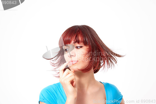 Image of happy young woman