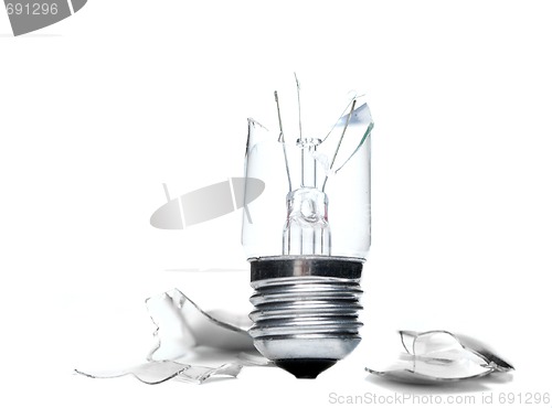 Image of Broken lightbulb