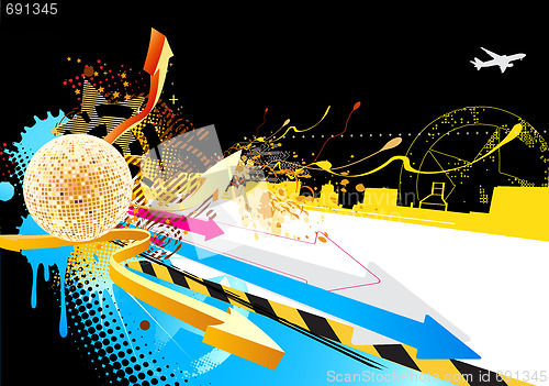 Image of abstract party design