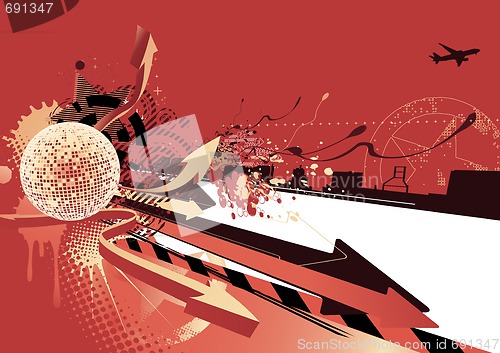 Image of abstract party design