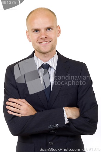 Image of happy and cheerful businessman 
