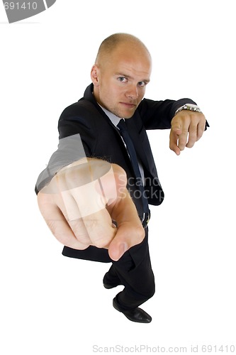 Image of assured businessman pointing at you