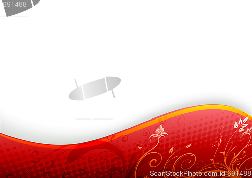 Image of  floral abstract background