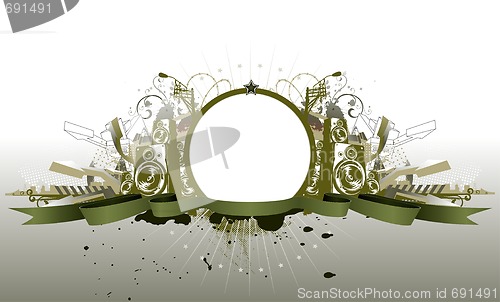 Image of urban grunge frame