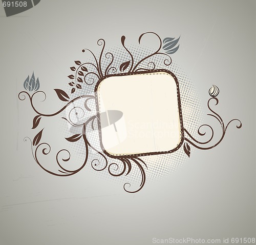 Image of Floral frame