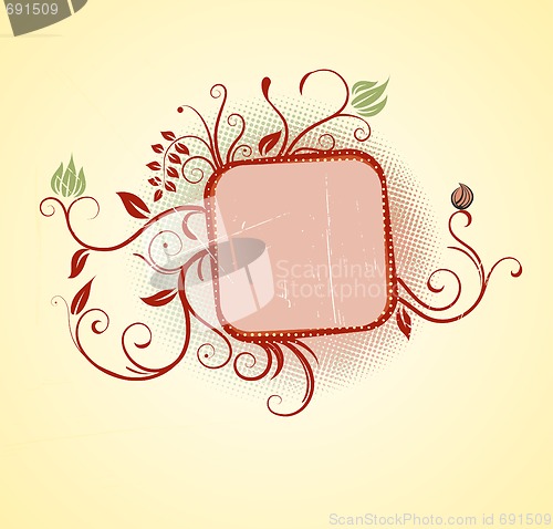 Image of Floral frame