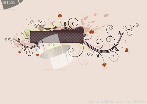 Image of Floral frame