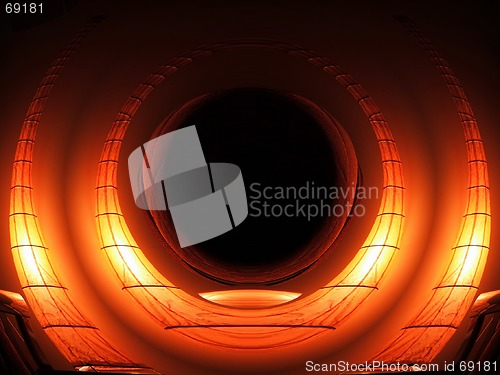 Image of Round light - abstract