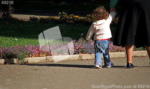 Image of Child & Mother - in park