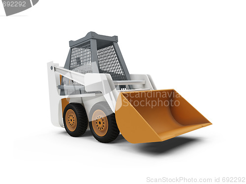 Image of Construction truck isolated view