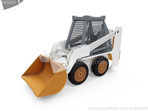 Image of Construction truck isolated view