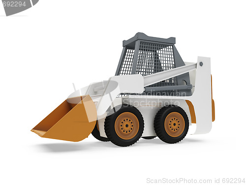 Image of Construction truck isolated view