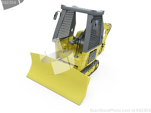 Image of Construction truck isolated view