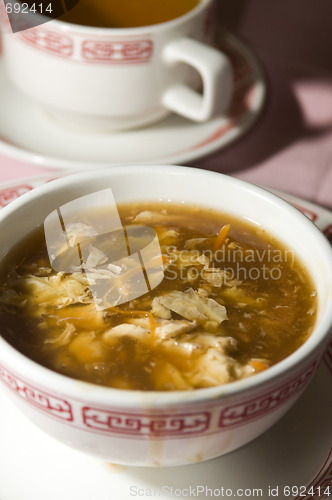 Image of chinese hot and sour soup