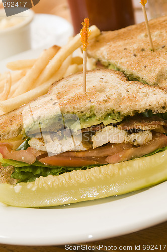 Image of grilled chicken filet sandwich