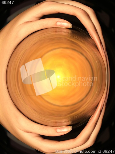 Image of Two Hands holding a Globe