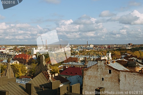 Image of Roofs of a small town