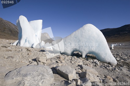 Image of Funny shaped icebergs