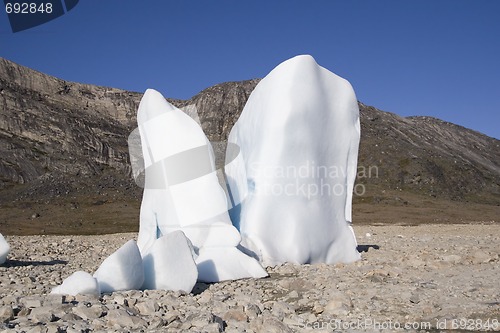 Image of Iceberg pillars